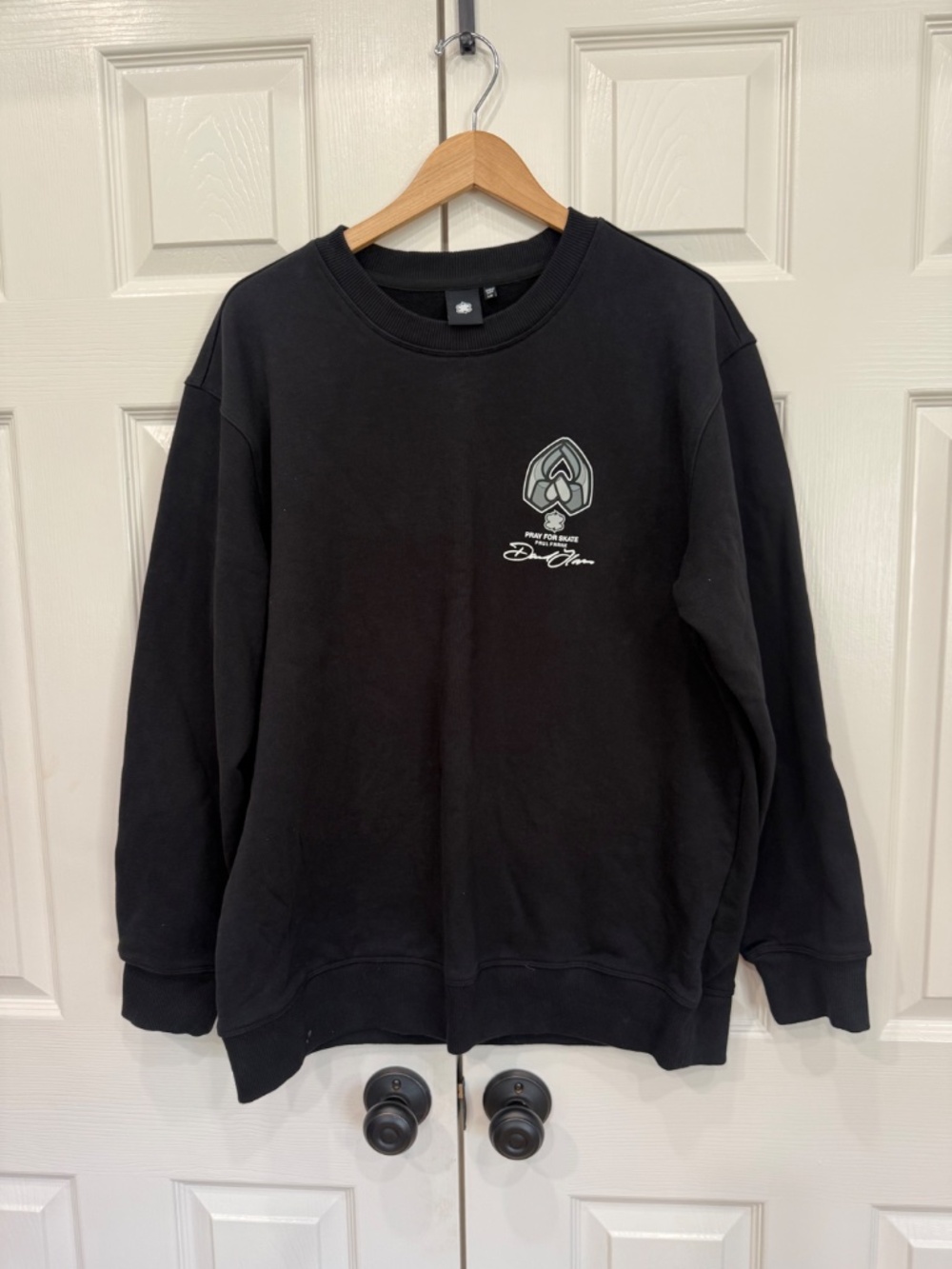 Paul Frank X David Flores A.NI.MA series Pray for Skate crewneck RARE! - Picture 2 of 6